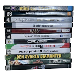 Samling av PC-spill 12 stk