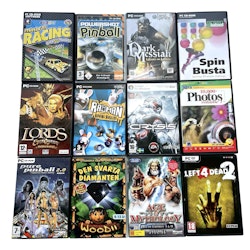 Samling av PC Spel 12 st