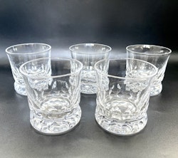 5 st, Göran Wärff, Tumbler, Prince, Whisky glas, Kosta