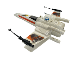 Vintage Star Wars - X-Wing uszkodzony w bitwie