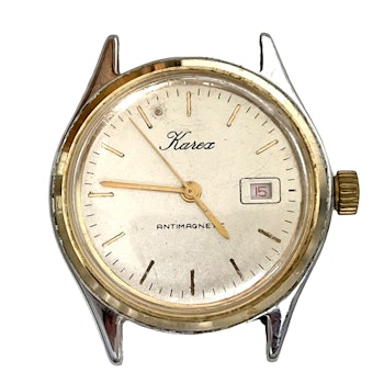 Karex - Antimagnetic with date, men's wristwatch