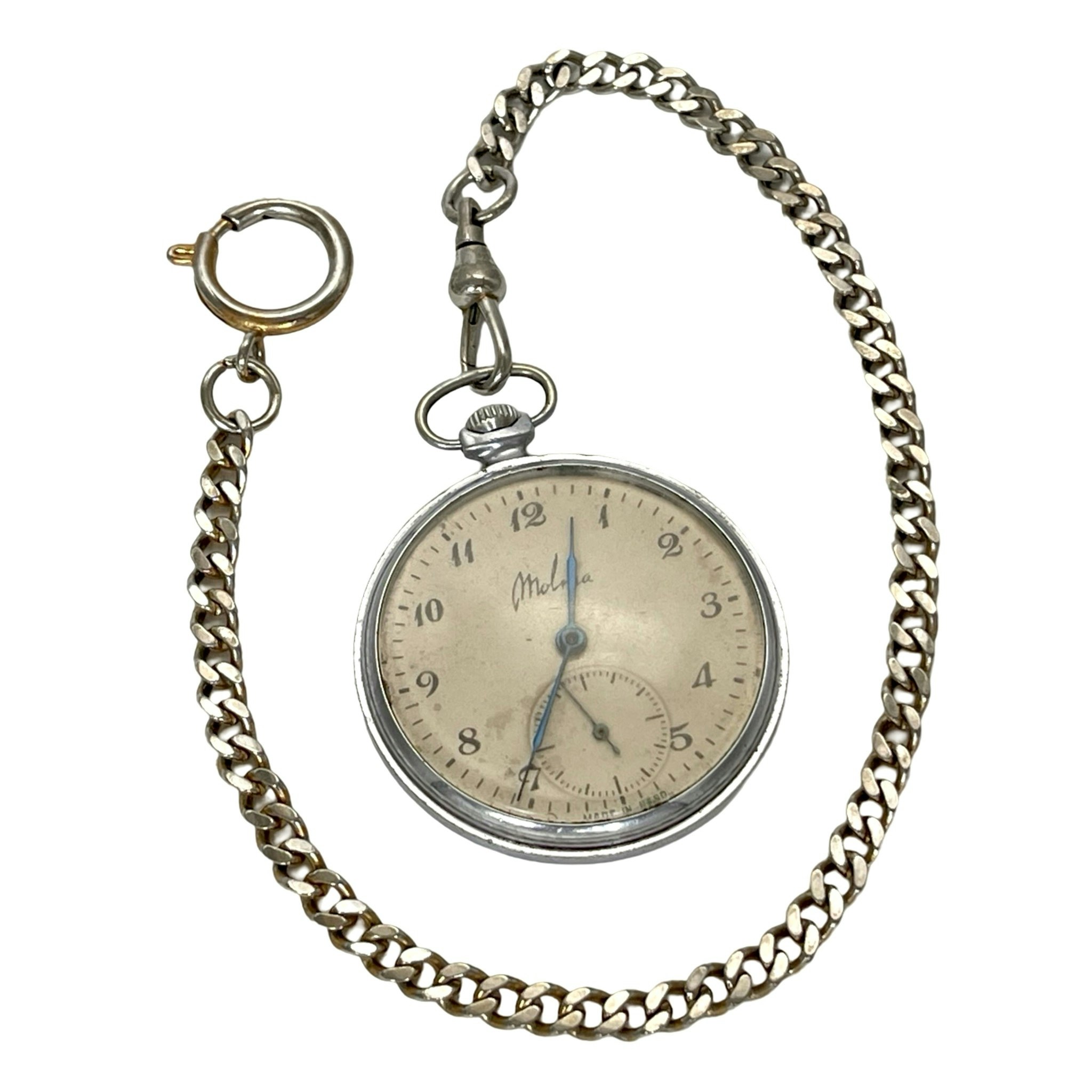 Vintage, Molnija Sovjetiskt Rysk USSR fickur 18 jewels