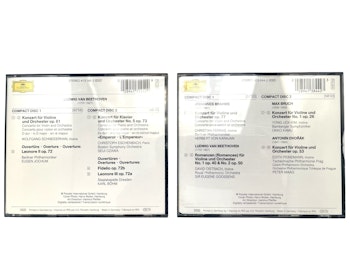 4 CD Compact Classics, Beethoven, Brahms . Bruch . Dvořák