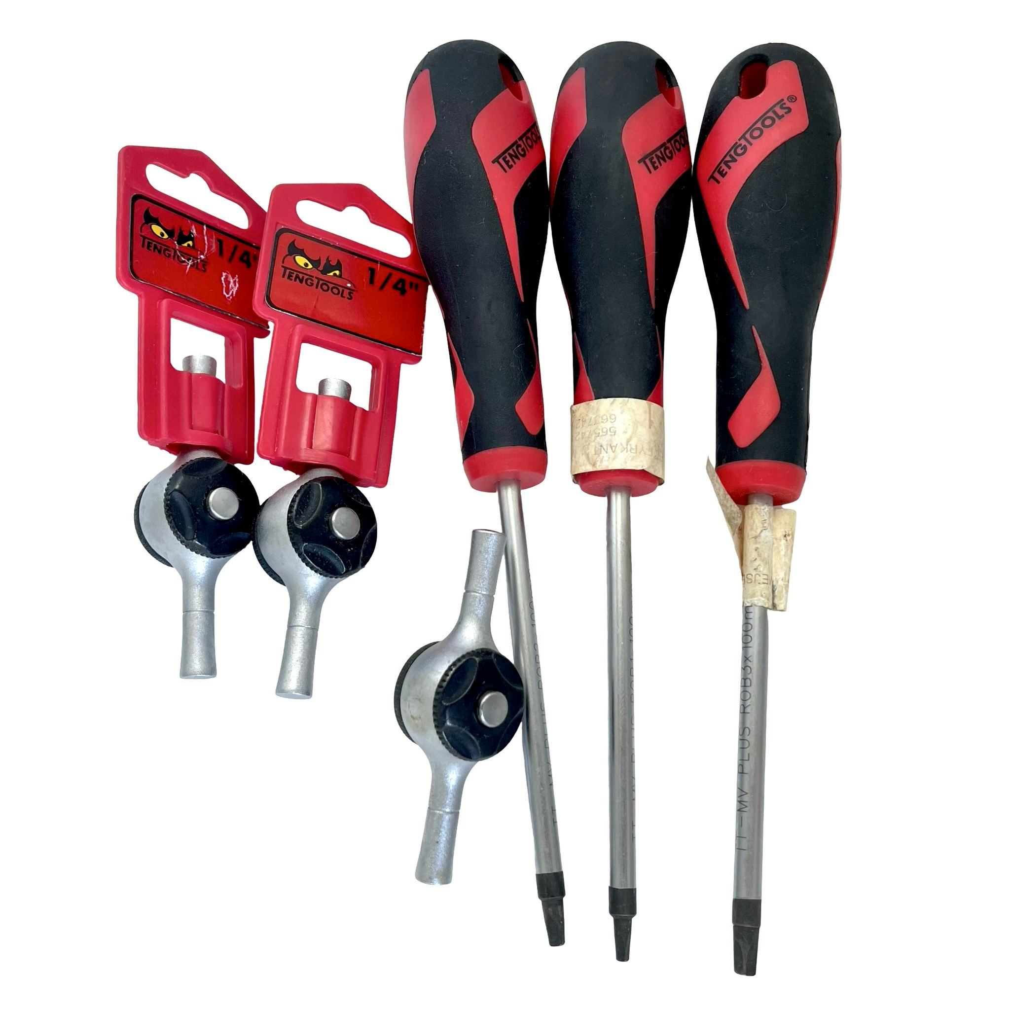 Teng Tools Skruvmejselsats med  Spärrhandtag