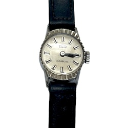 Eusi 14 k vit guld - Swiss Incabloc, dam armbandsur