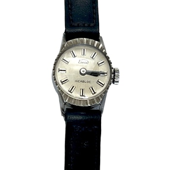 Eusi 14k white gold - Swiss Incabloc, women's wristwatch