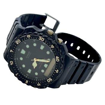 Casio AQ-100W 358, Analogue / Digital – Alarm Chronograph men's wristwatch