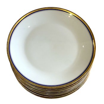 9 st, Hutschenreuther Arzberg Bavaria porslin tallrikar