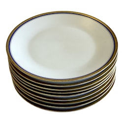 9 st, Hutschenreuther Arzberg Bavaria porslin tallrikar