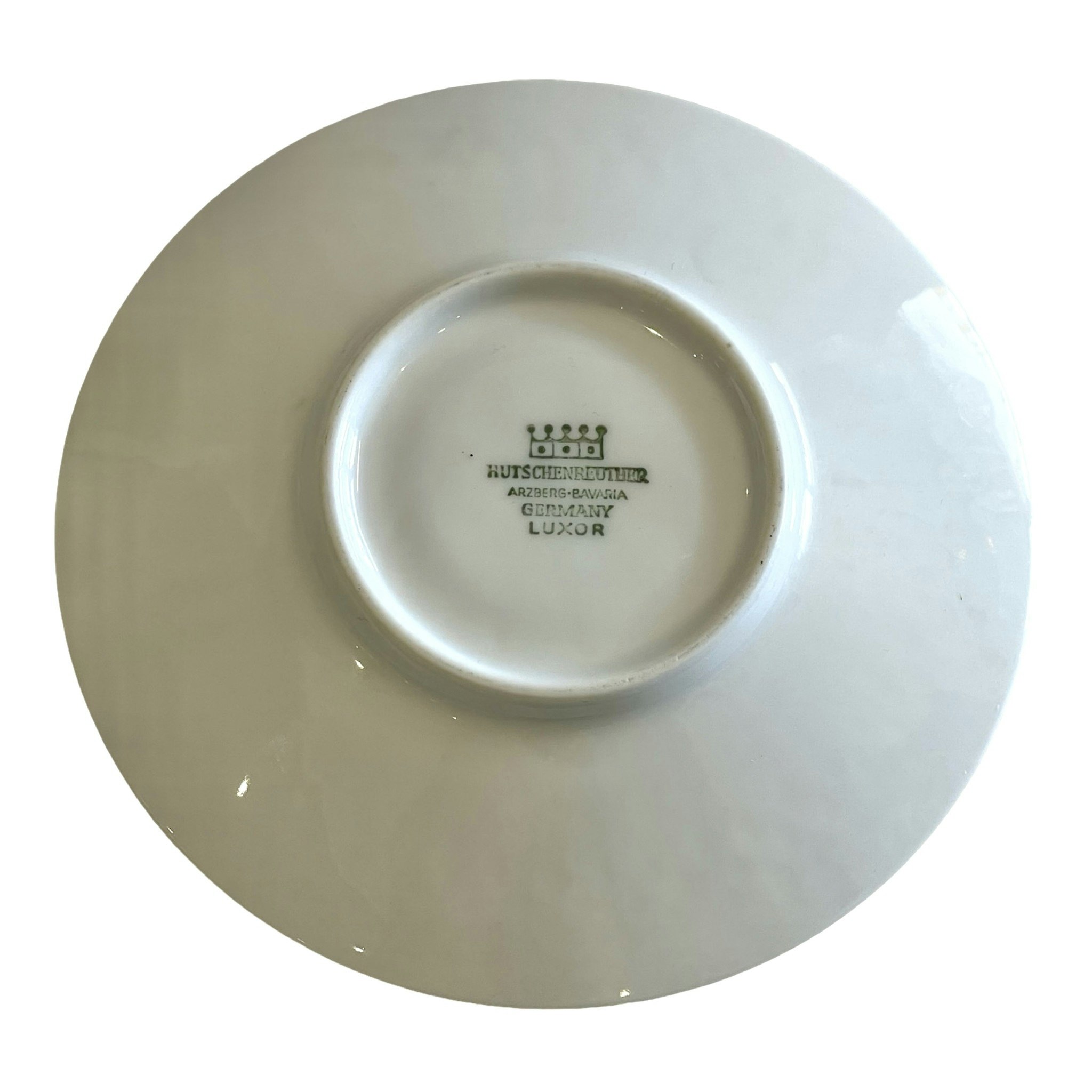 18 Pièces, Louxor, Hutschenreuther Arzberg Bavière, Plat en Cuivre, Porcelaine