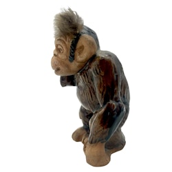 Tore Borg, ceramic monkey, monogram signed