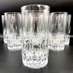 8 pcs., Ann & Göran Wärff, verre à grog Rurik de Kosta