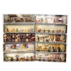 10 pcs, figurines miniatures Merten HO