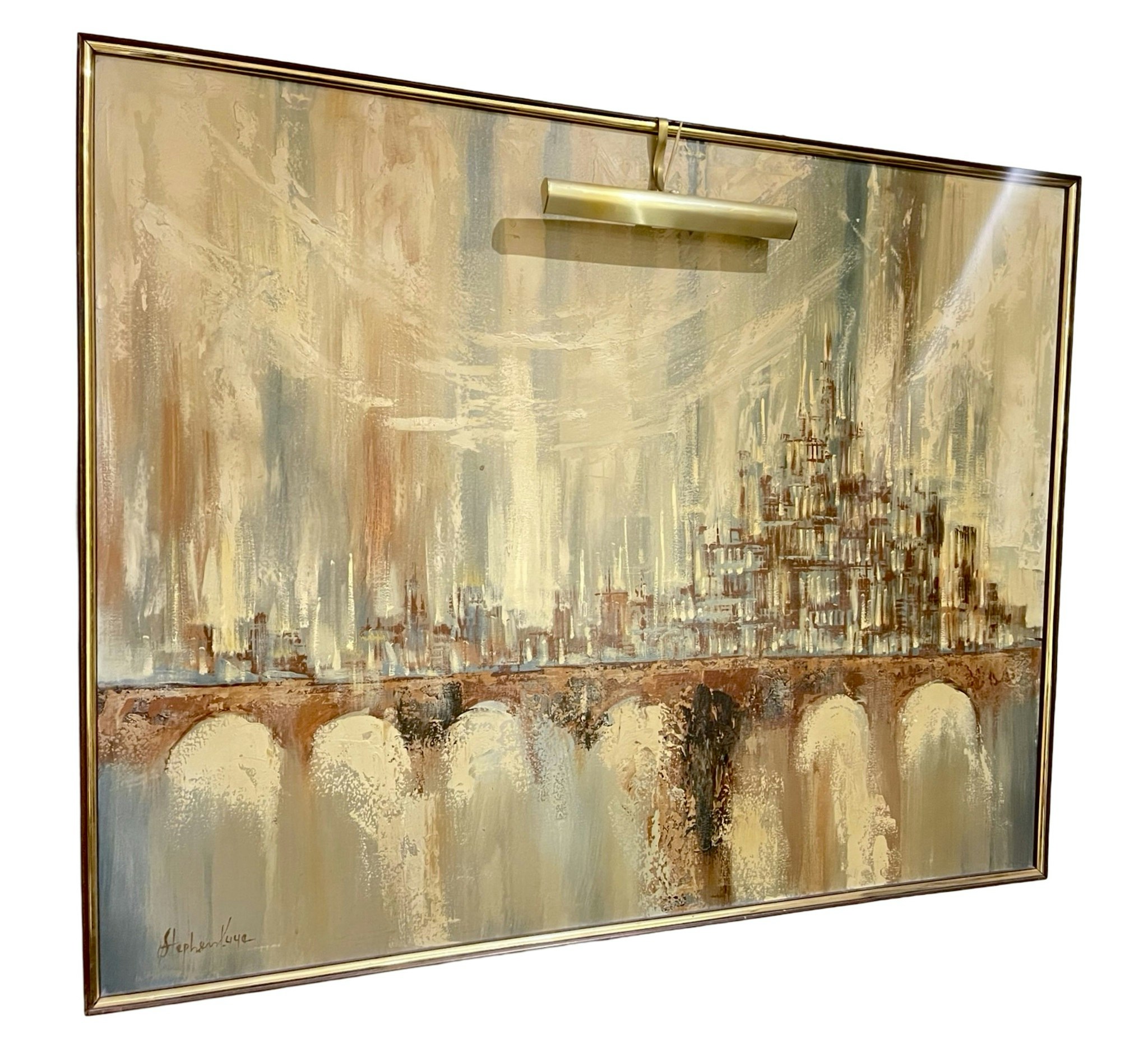 Stephen Kays, olja på duk målning 155 x 125 cm, Signerad