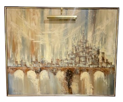 Stephen Kays, olja på duk målning 155 x 125 cm, Signerad