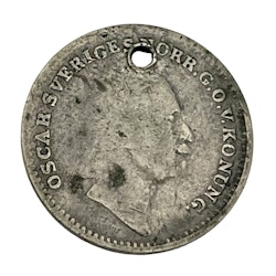 Oskar I - 1/16 Riksdaler Specie 1850