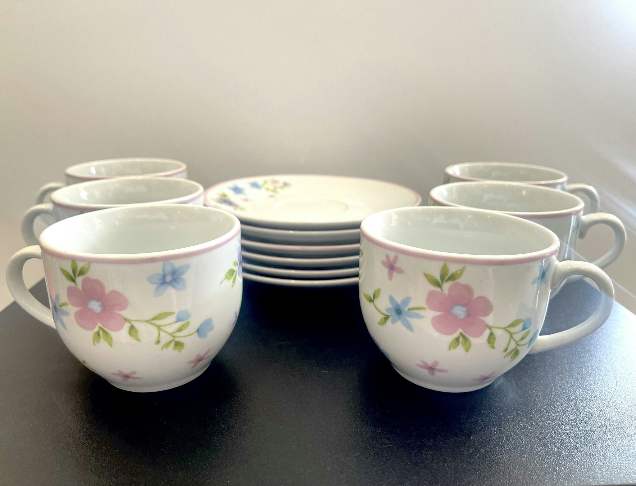 12 delar, kaffekoppar, Mariehult Sweden