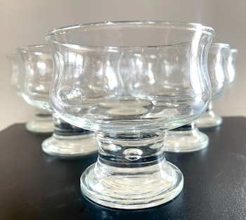 6 st Dessertglas Likörglas
