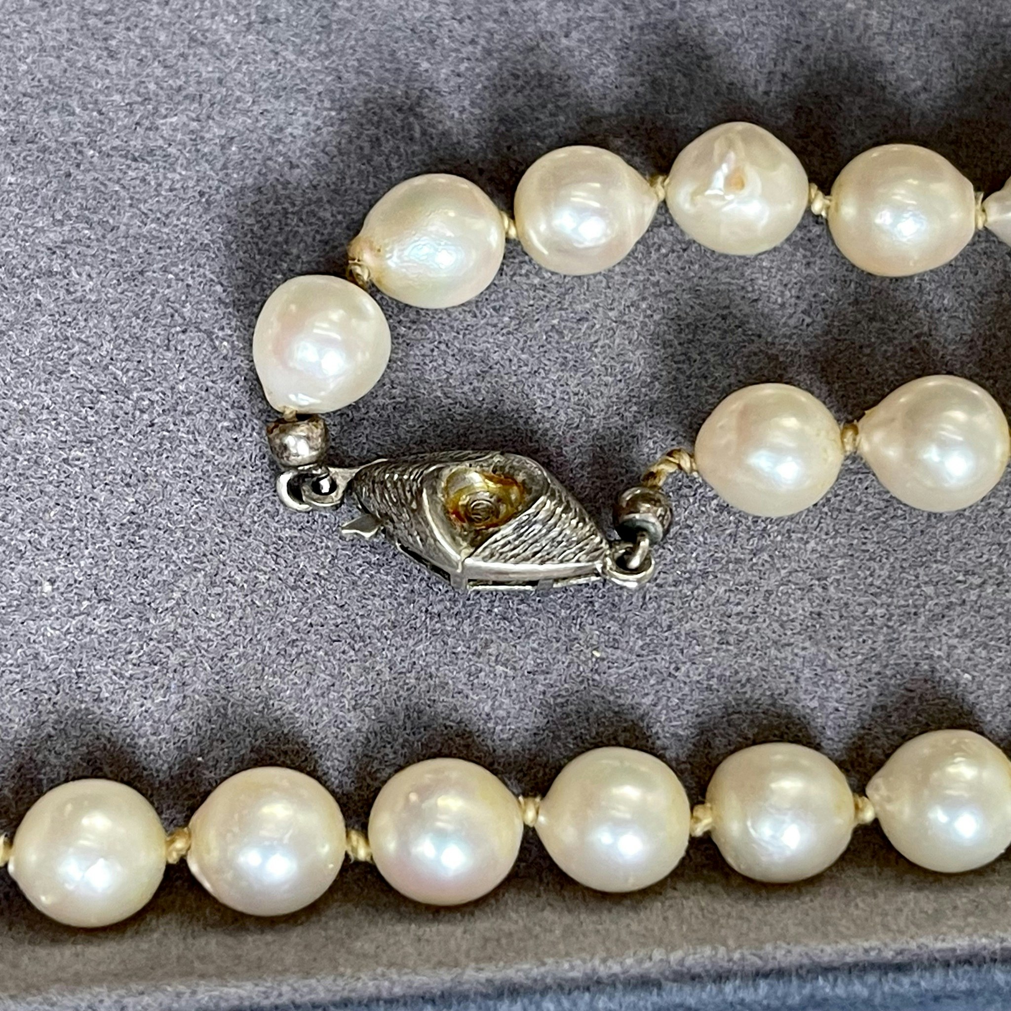 Collier odlade pärlor ca 7 mm
