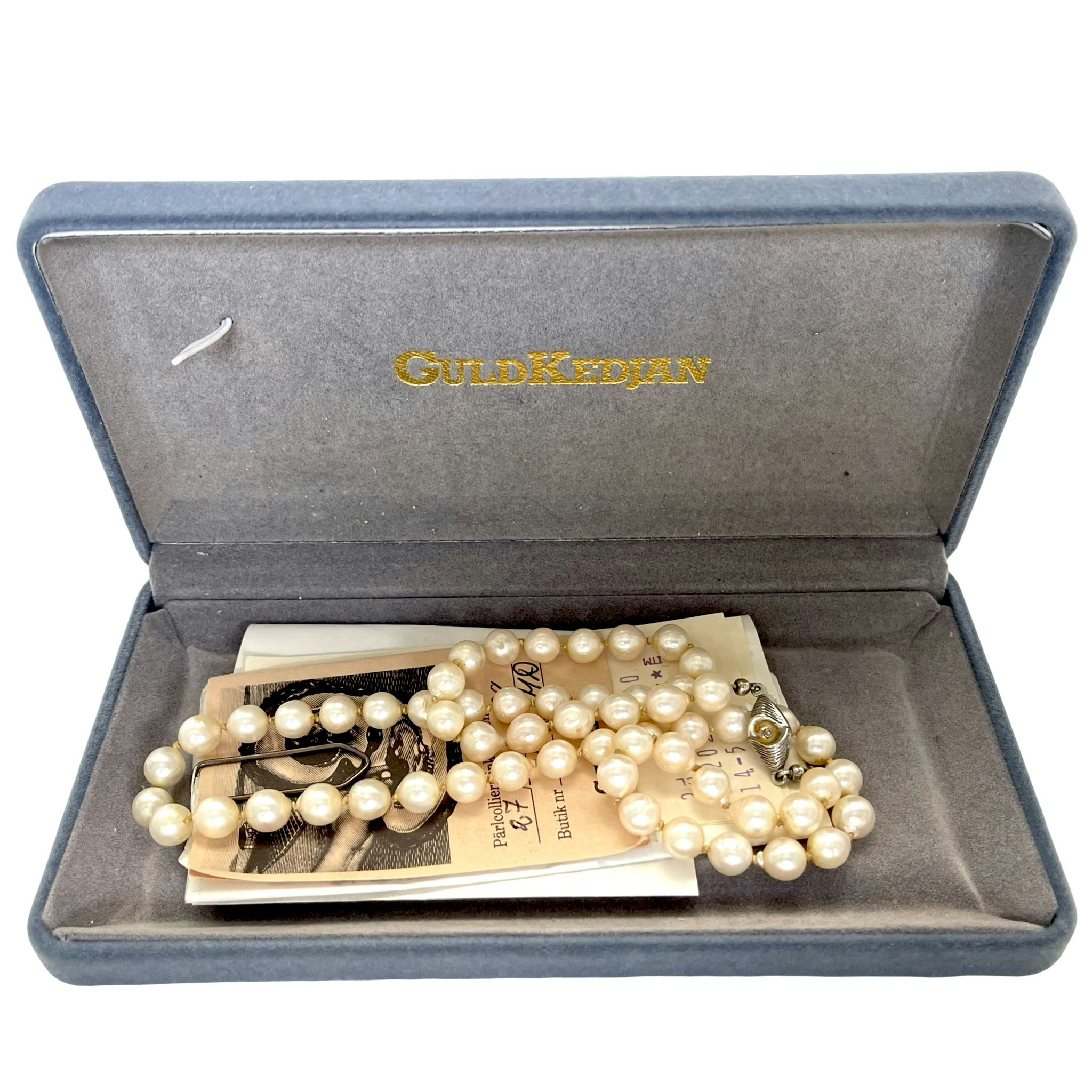 Collier odlade pärlor ca 7 mm