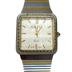 Vintage Sato Quartz, Armbandsur, Swiss