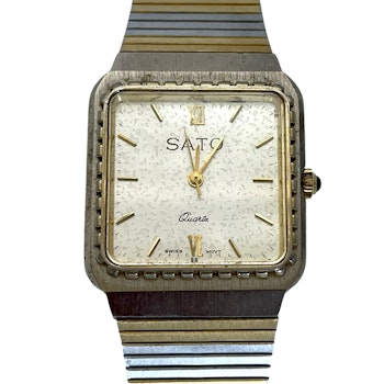 Vintage Sato Quartz, Wristwatch, Swiss
