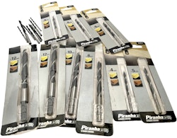 17 st, Piranha, Träborr för Black & Decker 3 - 12mm
