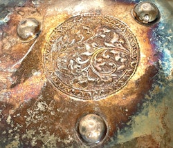 Antik äkta silver skål 1700-talet, 32 cm