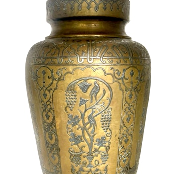 Vase - Damaskus Verk av kobber og sølv, Damaskus 1700-tallet