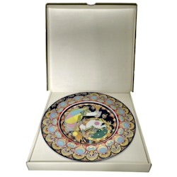 Björn Wiinblad, Porcelain Christmas plate 1976, Rosenthal