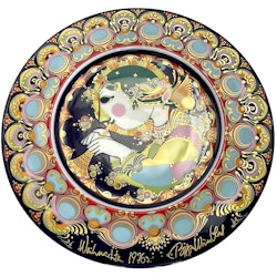 Björn Wiinblad, Porslin Jultallrik 1976, Rosenthal
