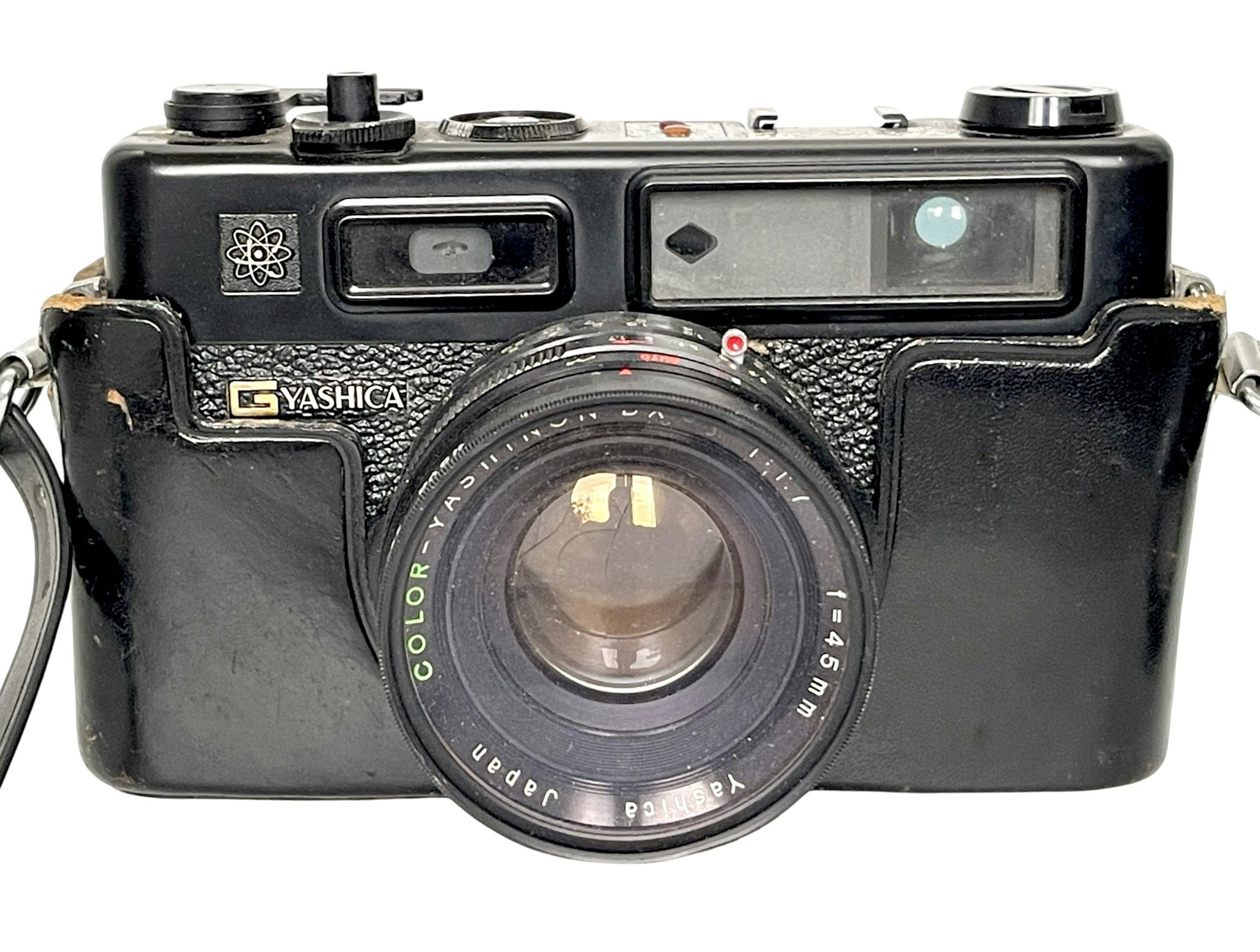 Yashica Electro 35 z wieloma innymi akcesoriami