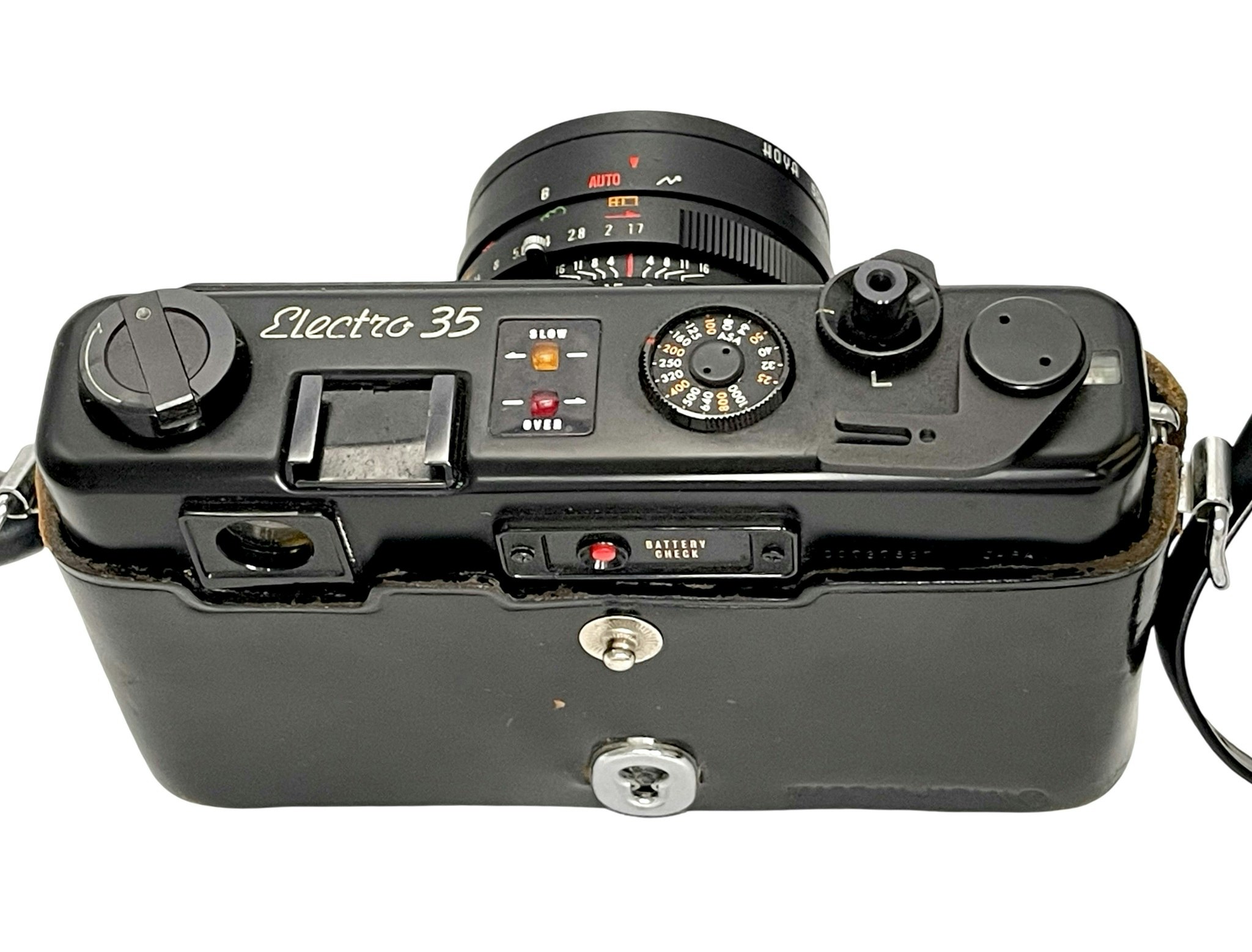 Yashica Electro 35 met vele andere accessoires