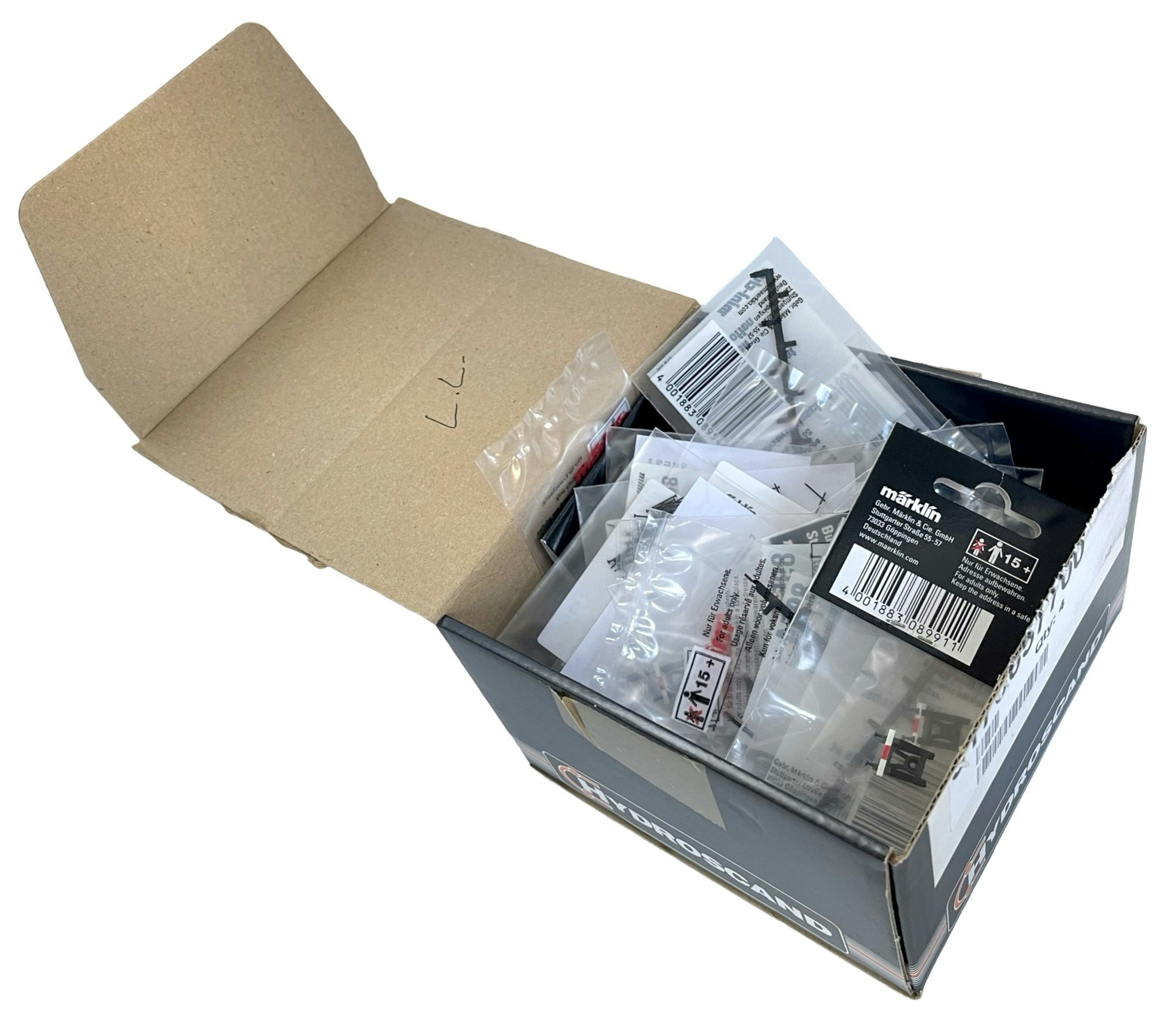 25 st, Märklin 8991, 8954, 8999, Stoppbock, Spik för spår, Z skala