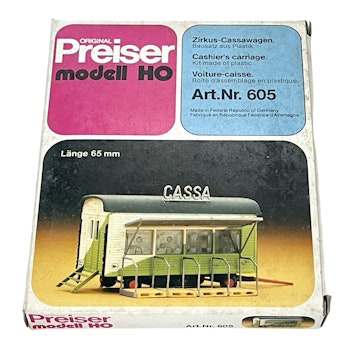 6 kpl, Preiser malli HO 602, 603, 604, 605, 1148