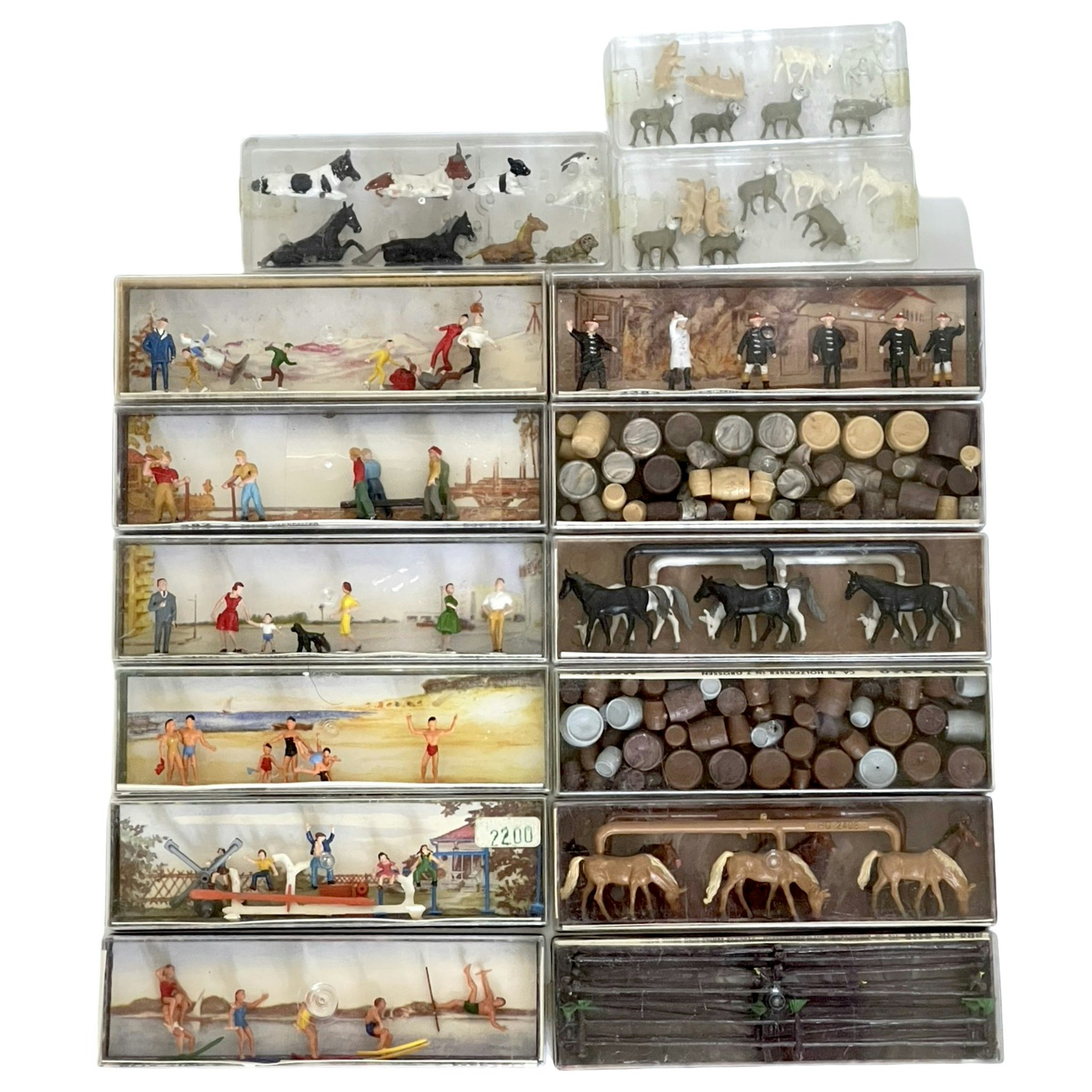15 st, Merten miniatyr figurer HO