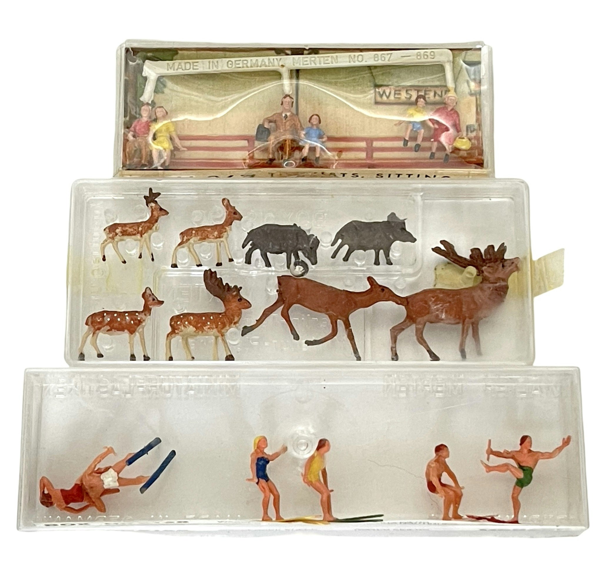 15 st, Merten miniatyr figurer HO