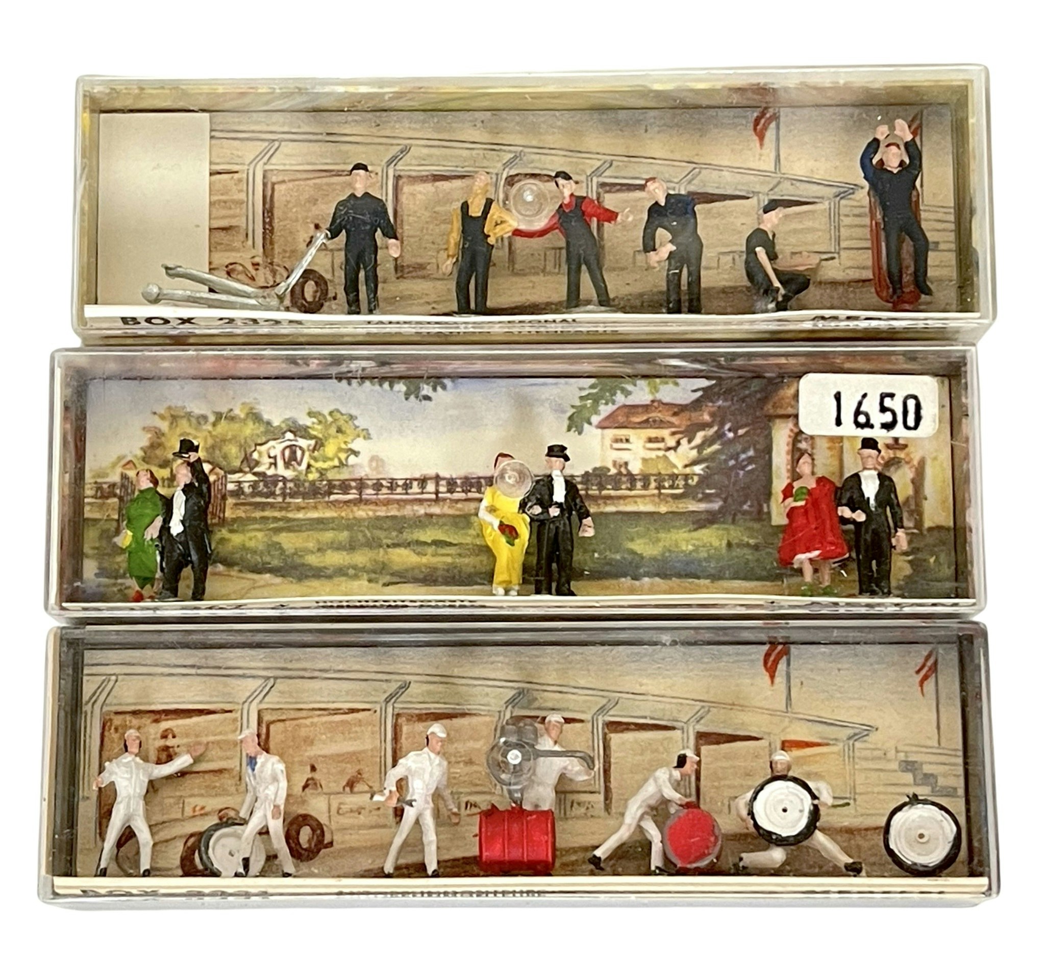 15 st, Merten miniatyr figurer HO