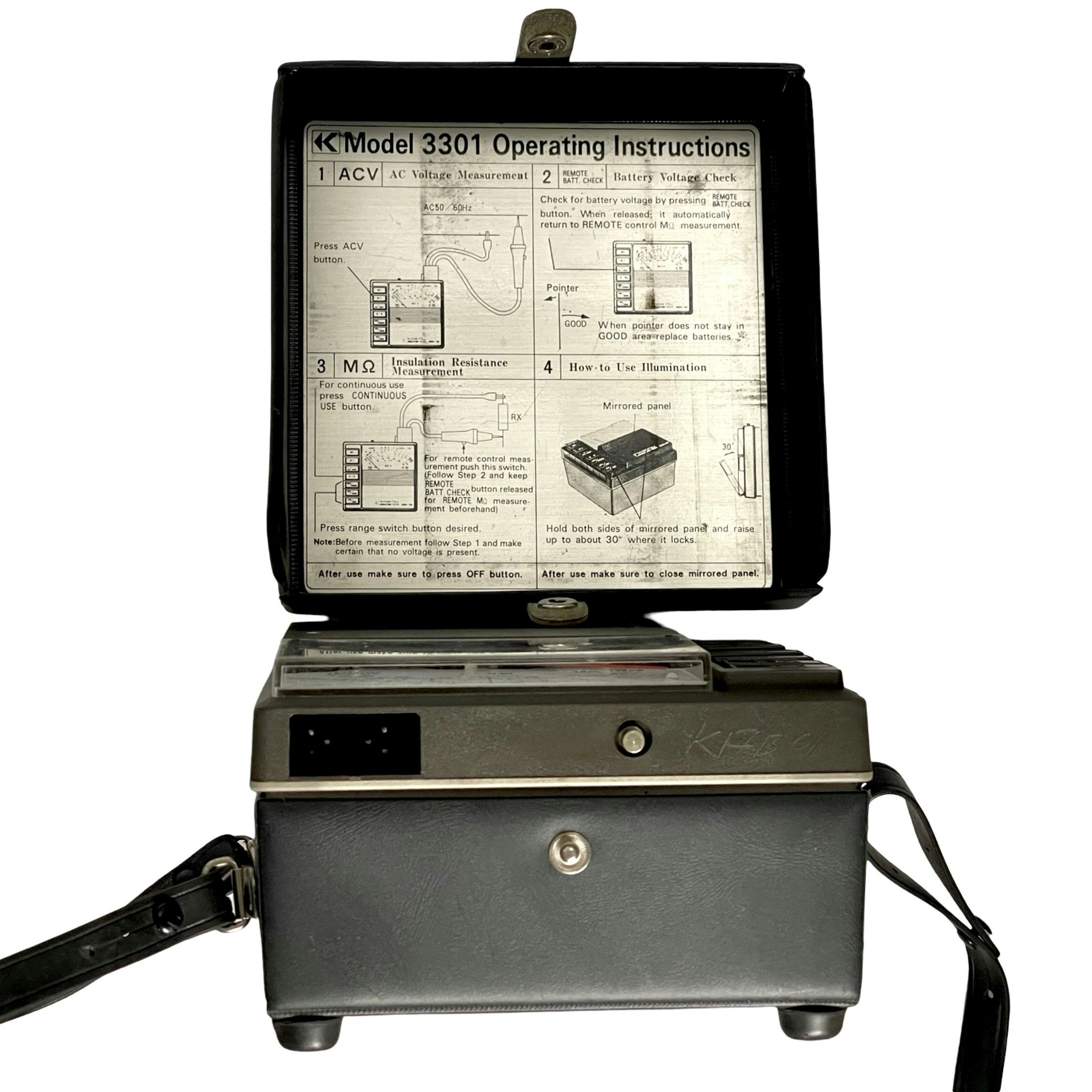 Kyoritsu 3301, 02 Insulation Resistance Tester / AC Voltage Meter