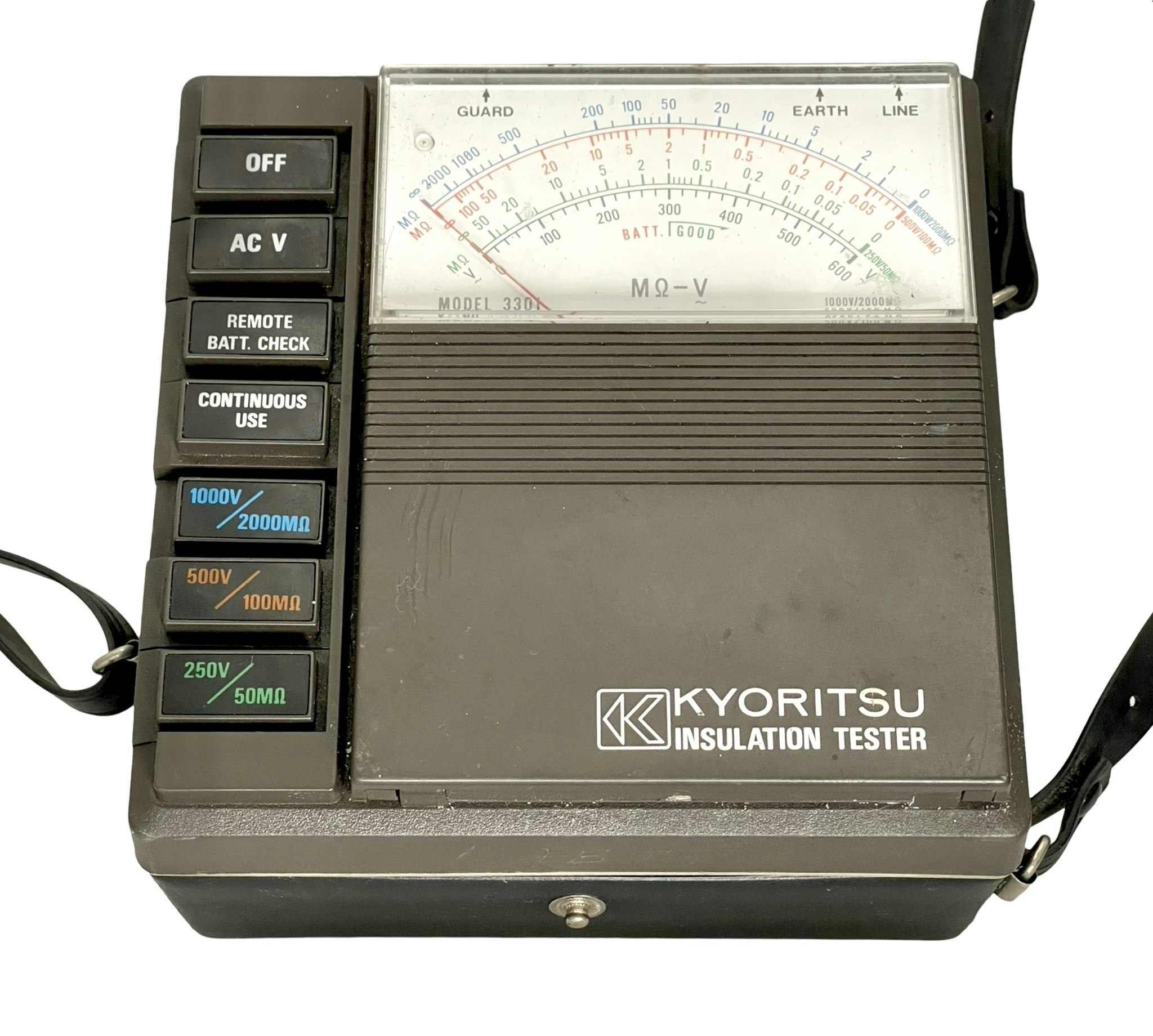 Kyoritsu 3301, 02 Insulation Resistance Tester / AC Voltage Meter