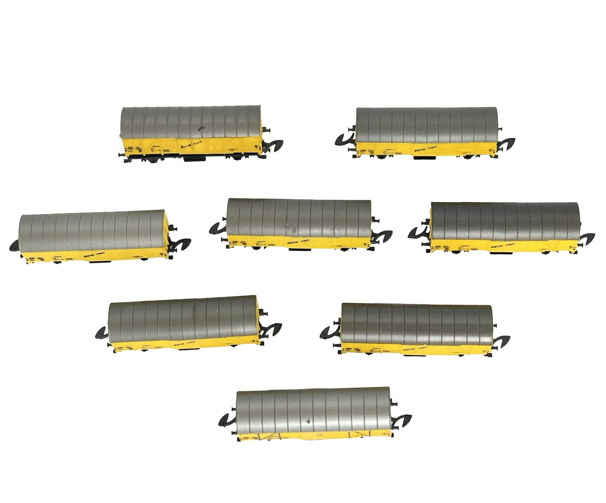 8 st, Märklin 8606, Z Mini-Club, Godsvagn Ibbis "Bananas"