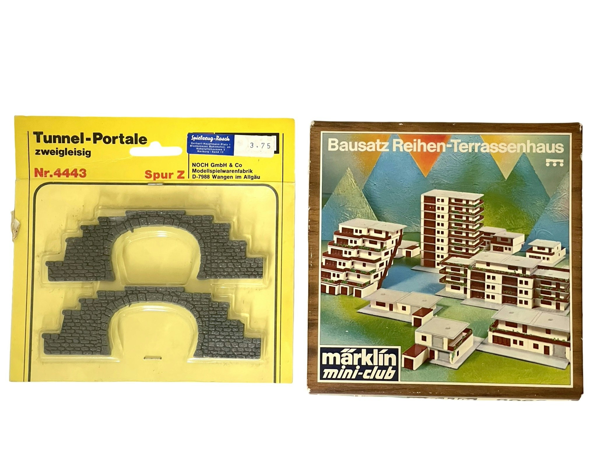 Märklin Z Mini-Club 8968 & Noch super Z, Tunnel-Portal 4443