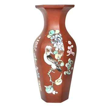 Vase chinois, dynastie Qing (1644-1912), estampillé