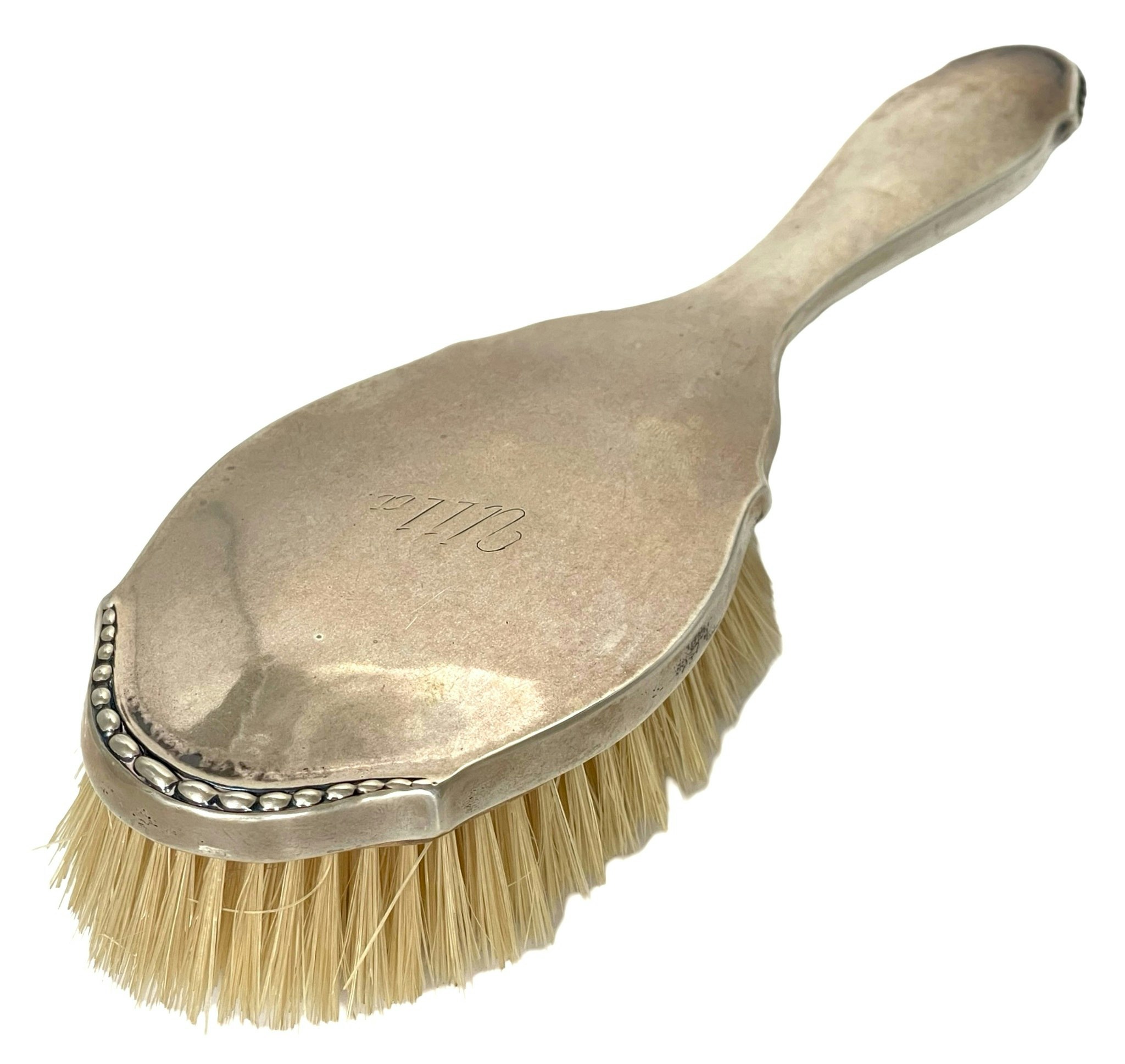 Clothes brush, genuine silver, Denmark 1931