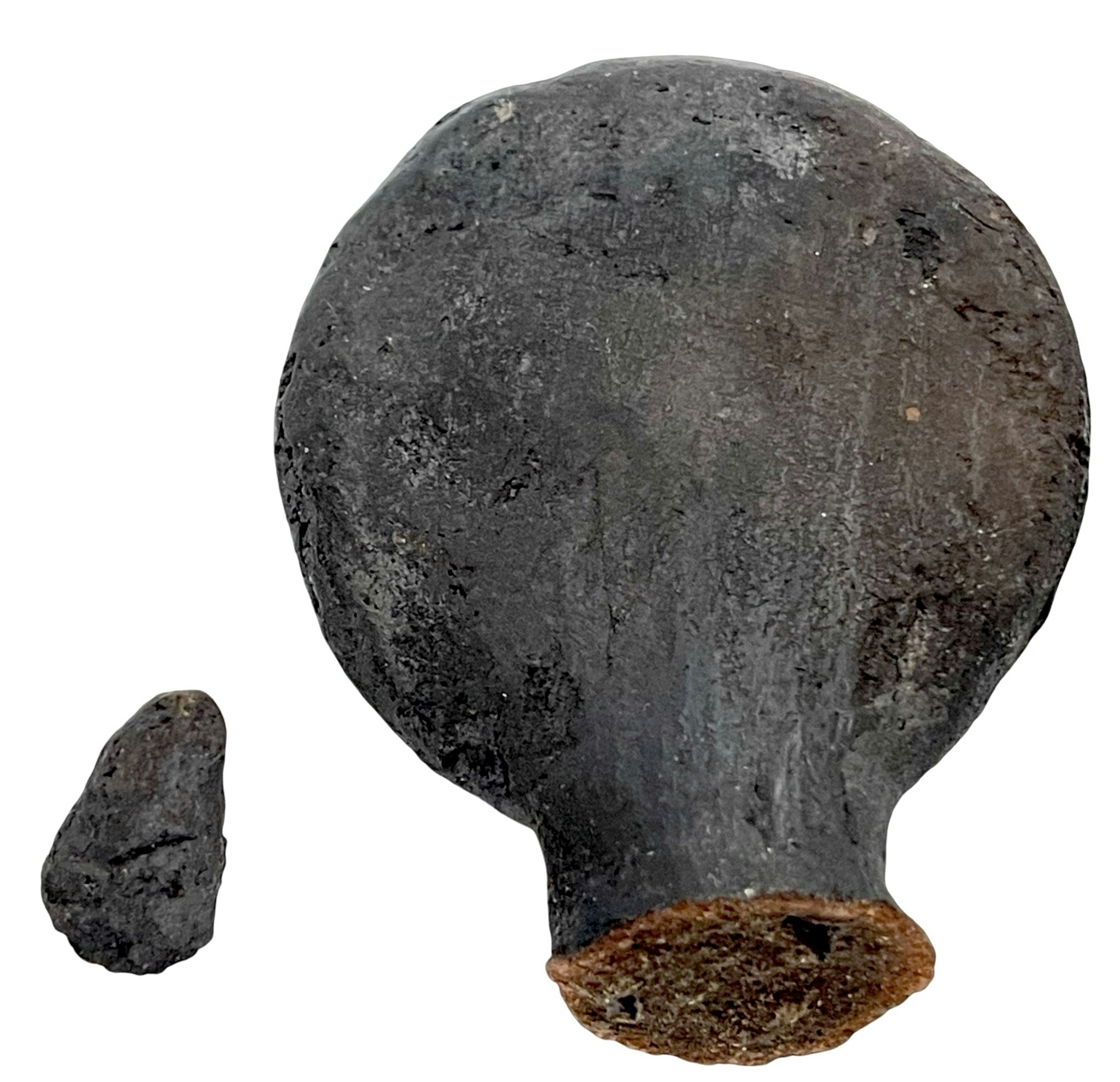 Antik Tête en Terre cuite, Terrakotta Akan Nsodia, Kwahu, Ghana