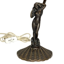 Bordslampa, brons, jugend, tidigt 1900-tal