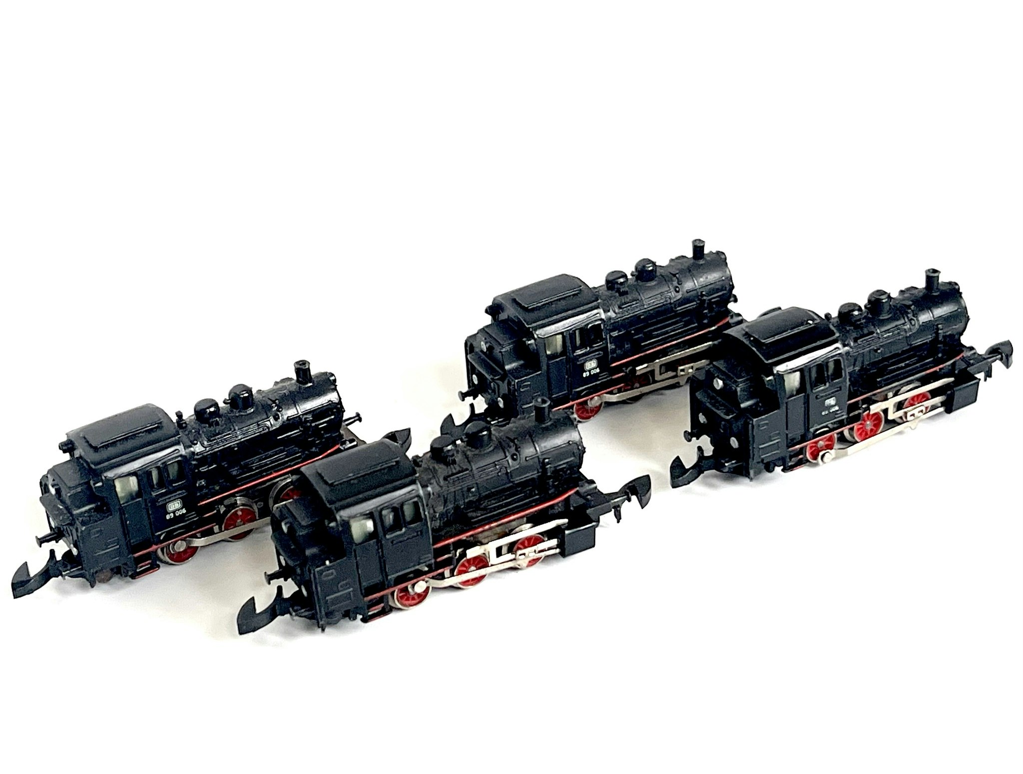 4 st, Märklin Z Mini-Club 89 006 Lokomotiv