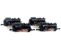 4 st, Märklin Z Mini-Club 89 006 Lokomotiv
