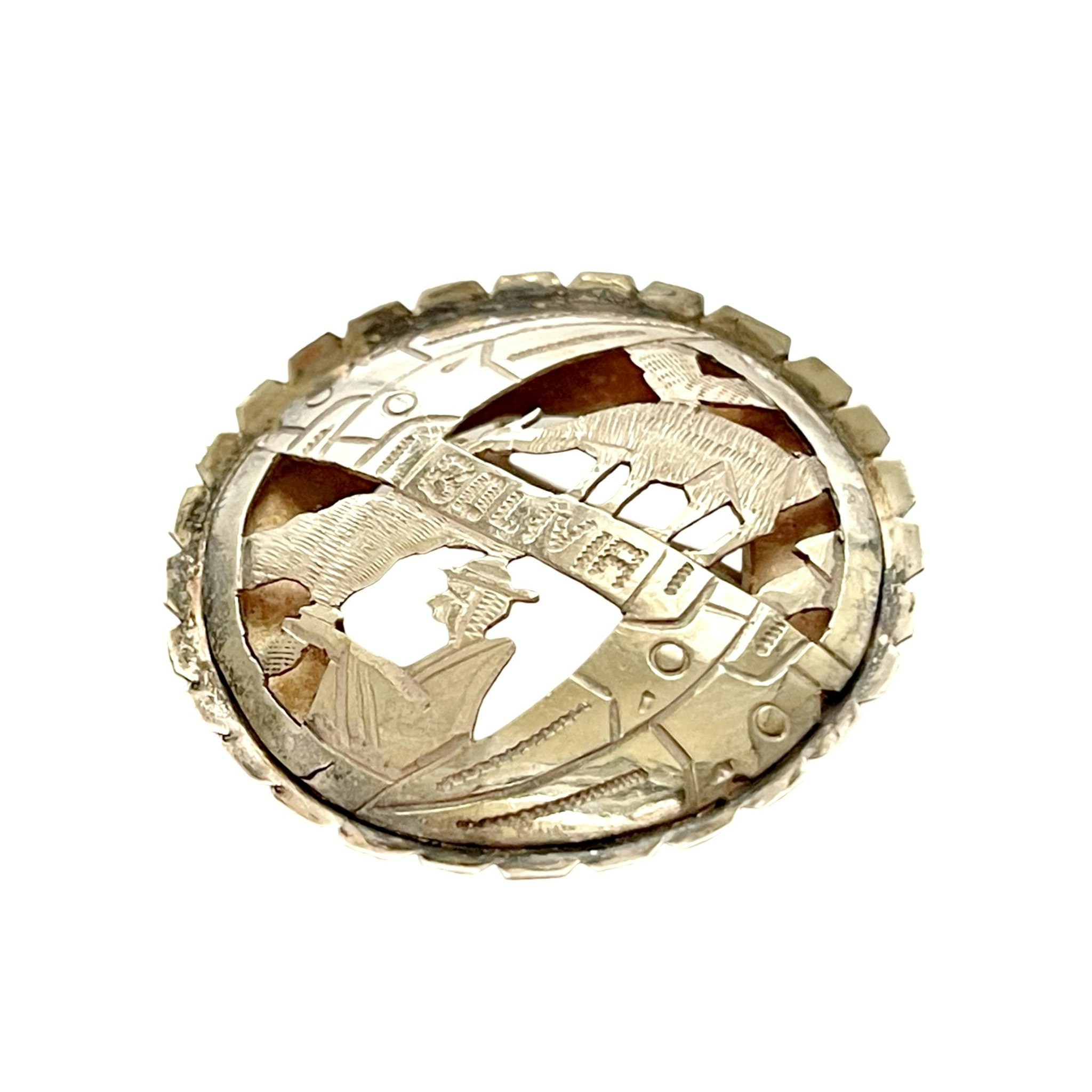 Brosch, Bolivia, silver 900 S