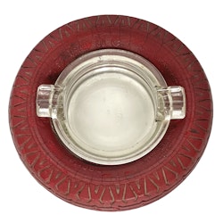 Sällsynt Röd Däck 1934, Firestone askfat